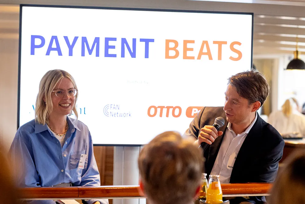 Guests laughing in the audience at a FAN event